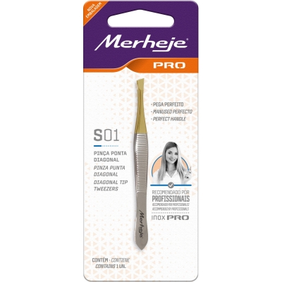Pinza Depilatoria Merheje Diagonal Pro