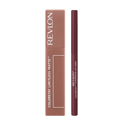 Kit Revlon Lip Delineador de Labios + Labial Liquido