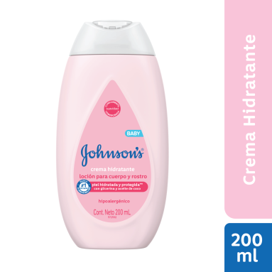 Crema Bebe Johnson Baby Hidratante x200ml